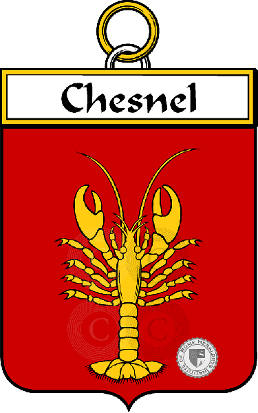 Brasão da família Chesnel