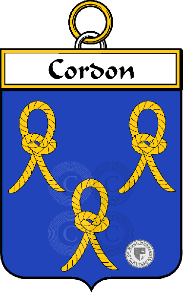 Brasão da família Cordon
