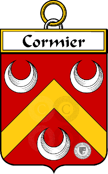 Coat of arms of family Cormier