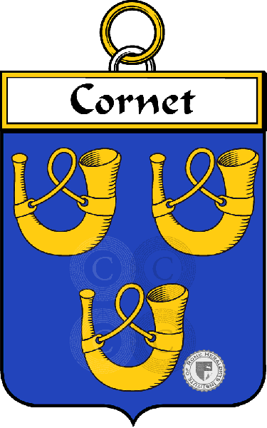 Escudo de la familia Cornet