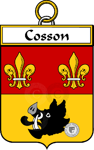 Coat of arms of family Cosson