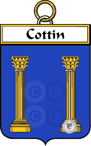 Brasão da família Cottin