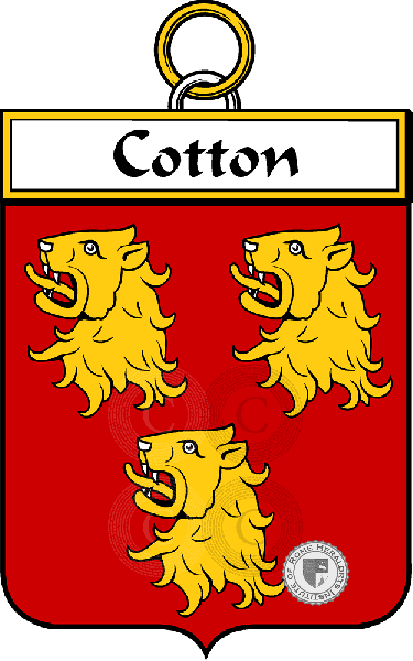 Coat of arms of family Cotton