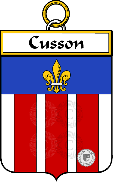 Escudo de la familia Cusson