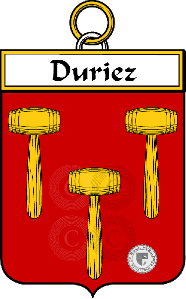 Escudo de la familia Duriez