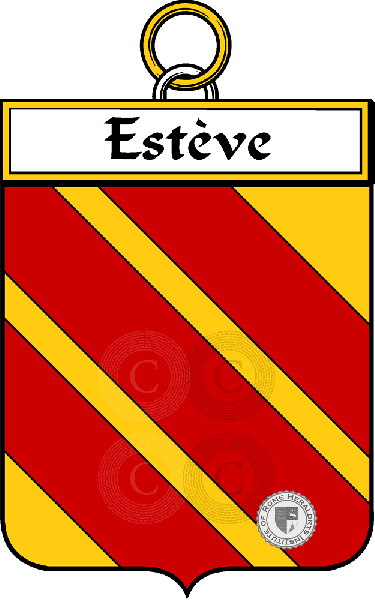 Coat of arms of family Estève