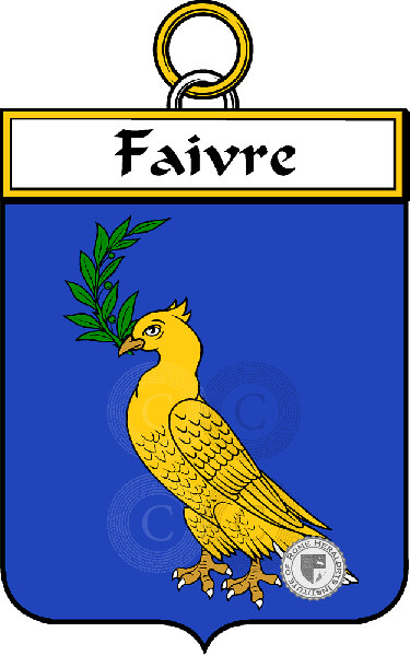 Coat of arms of family Faivre