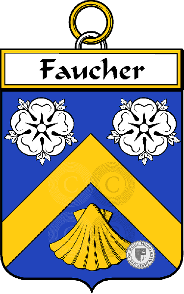 Brasão da família Faucher