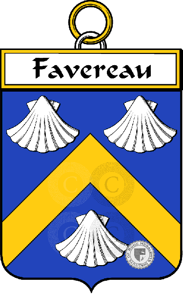 Brasão da família Favereau