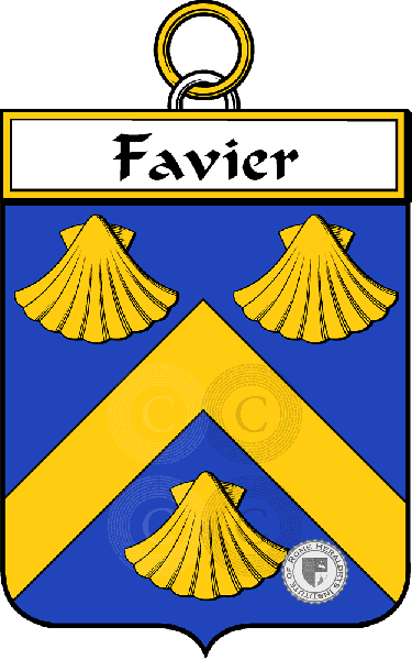 Brasão da família Favier