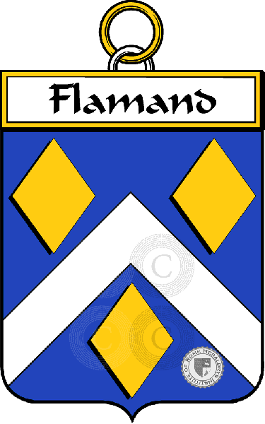 Coat of arms of family Flamand