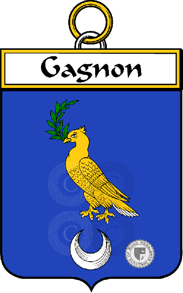 Coat of arms of family Gagnon