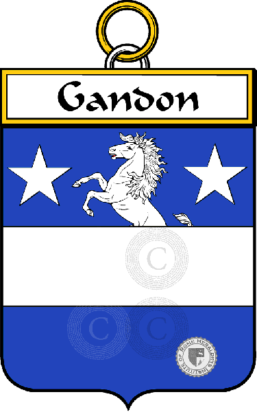 Coat of arms of family Gandon