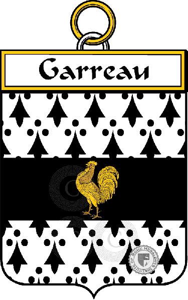 Brasão da família Garreau