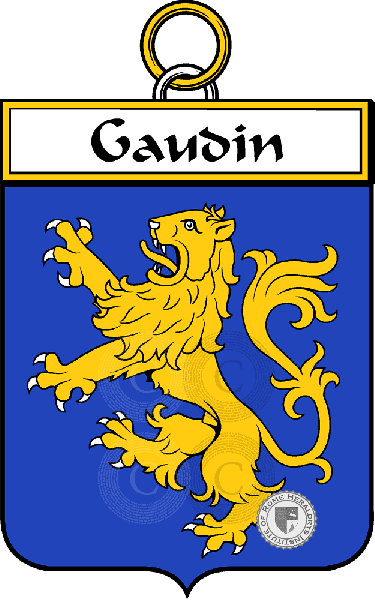 Coat of arms of family Gaudin
