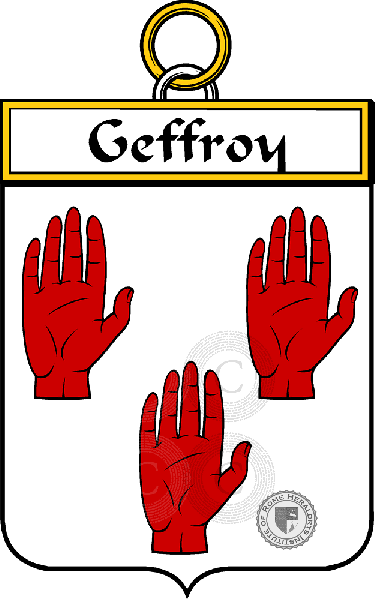 Coat of arms of family Geffroy