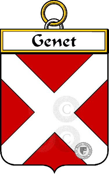Brasão da família Genet