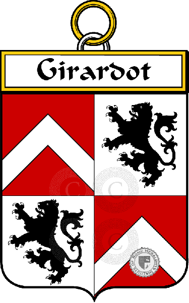 Coat of arms of family Girardot