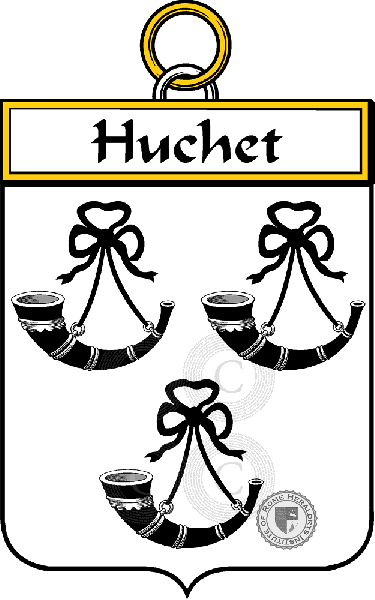 Coat of arms of family Huchet