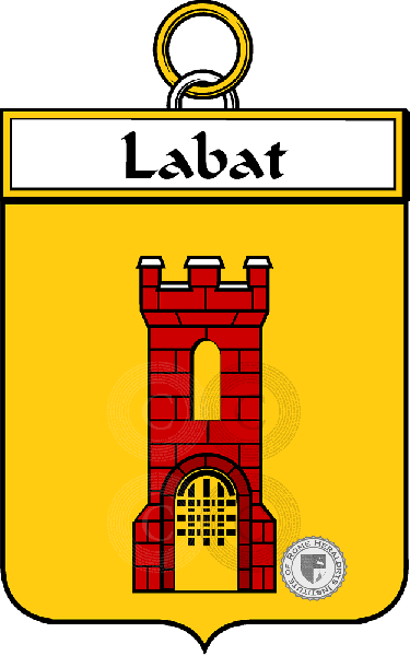 Brasão da família Labat or Labatt