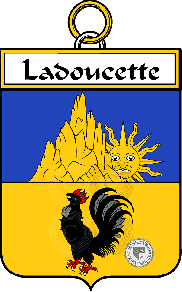 Coat of arms of family Ladoucette