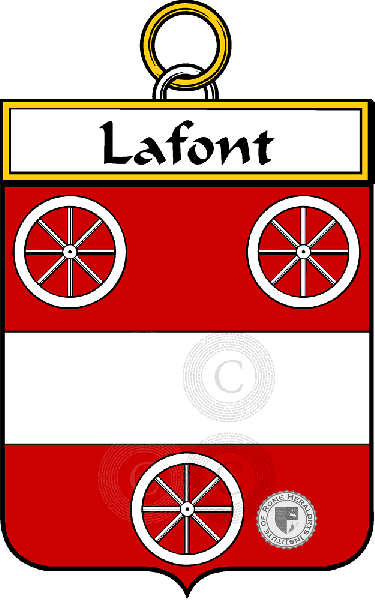 Brasão da família Lafont