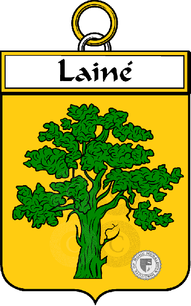 Brasão da família Lainé
