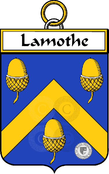 Coat of arms of family Lamothe or Lamotte