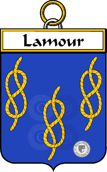 Brasão da família Lamour