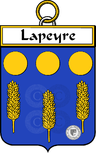 Coat of arms of family Lapeyre
