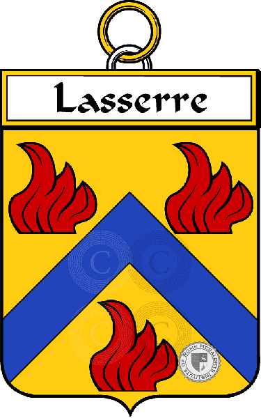 Brasão da família Lasserre