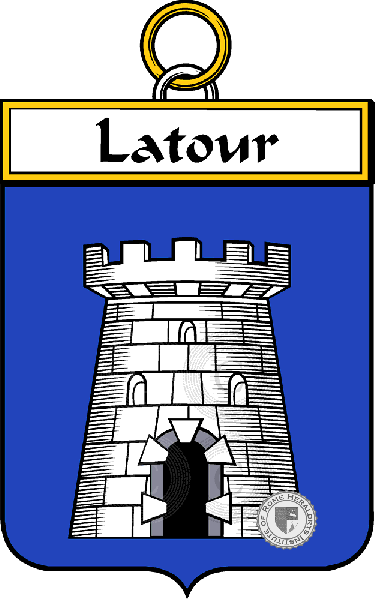 Escudo de la familia Latour (Tour de la)
