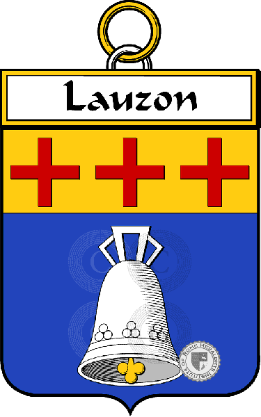 Escudo de la familia Lauzon