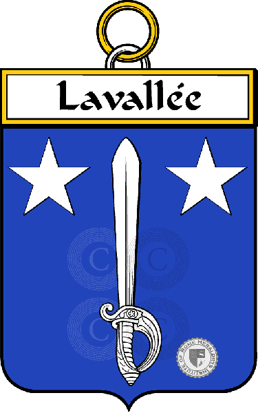 Escudo de la familia Lavallée