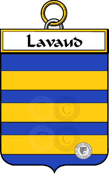 Coat of arms of family Lavaud