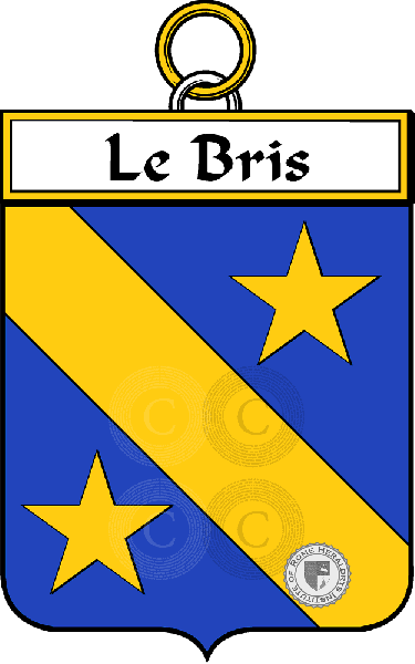 Escudo de la familia Le Bris (Bris le)