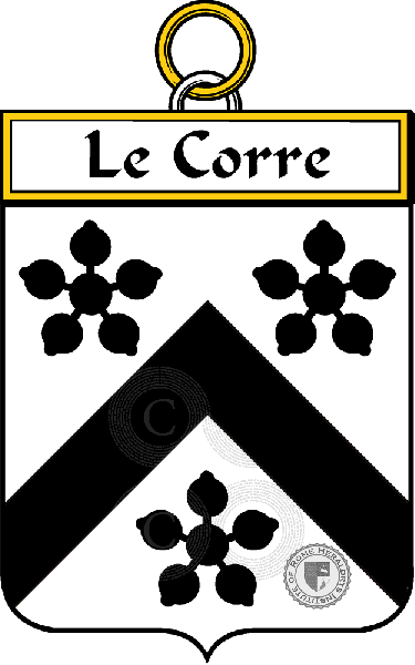 Coat of arms of family Le Corre