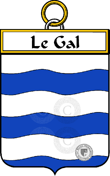 Coat of arms of family Le Gal