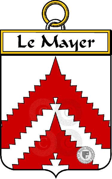 Brasão da família Le Mayer