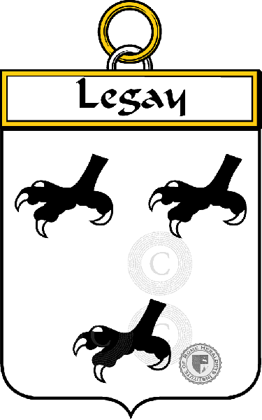 Wappen der Familie Legay (Gay le)