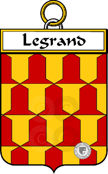 Coat of arms of family Legrand (Grand le)