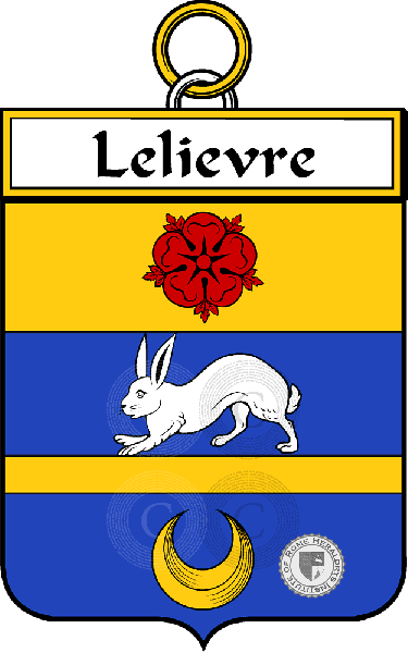 Wappen der Familie Lelievre (Lievre le)
