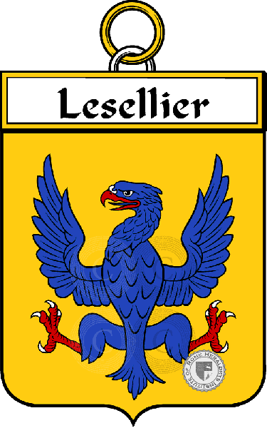 Escudo de la familia Lesellier (Sellier le)
