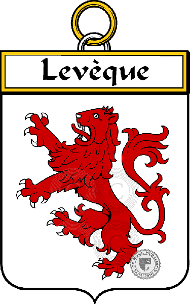 Brasão da família Levèque (Evèque l