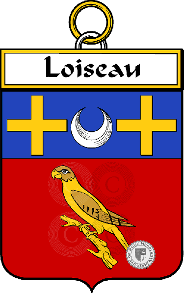 Stemma della famiglia Loiseau or Loyseau