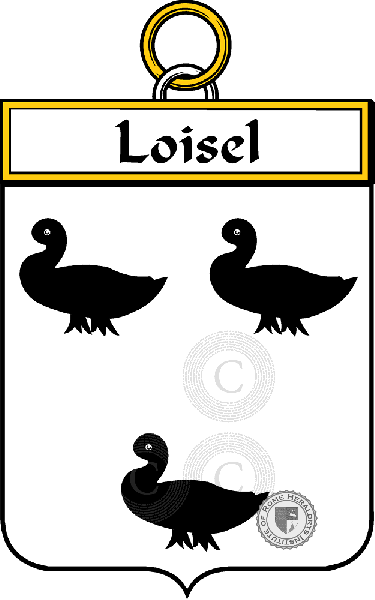 Escudo de la familia Loisel