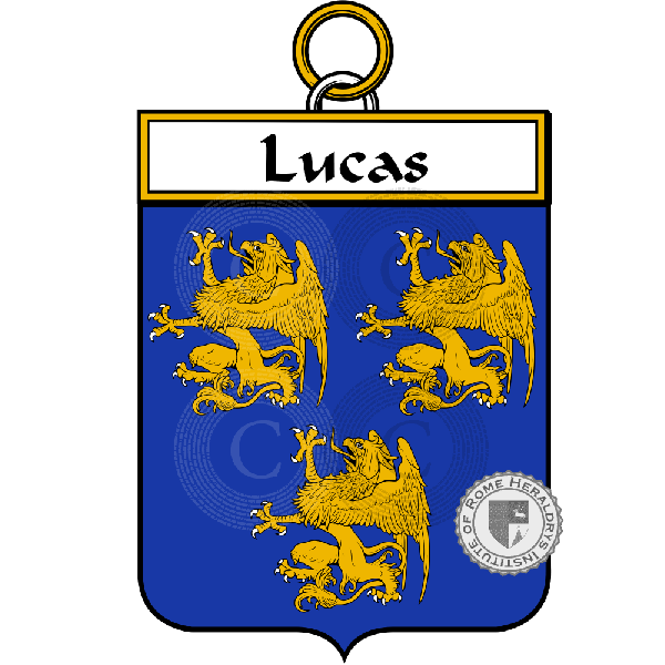 Coat of arms of family Lucas d