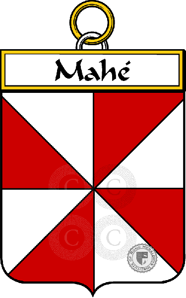 Coat of arms of family Mahé