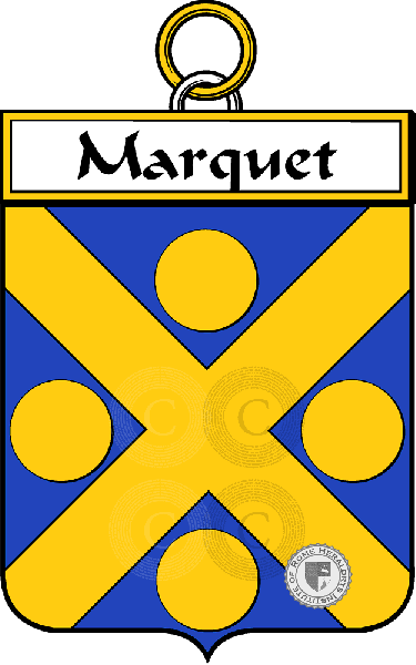 Coat of arms of family Marquet