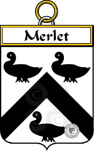 Brasão da família Merlet